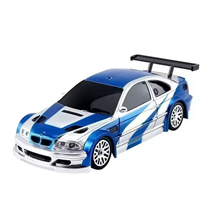 BMW M3 GTR E46 Jiabaile 2.4G RC Drift Car 1/43 Mini 4WD High-Speed Remote Control Car with Gyro – Technhobbie