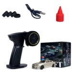 Jiabaile 2.4G RC Drift Car Nissan Skyline GT-R 1/43 Mini 4WD with Gyro – High-Speed Remote Control Car 15km/h