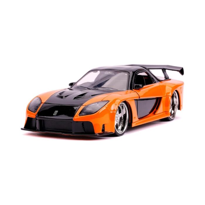 Fast and Furious Han's Mazda RX-7 Jiabaile 2.4G RC Drift Car 1/43 Mini 4WD with Gyro – High-Speed Remote Control Car 15km/h